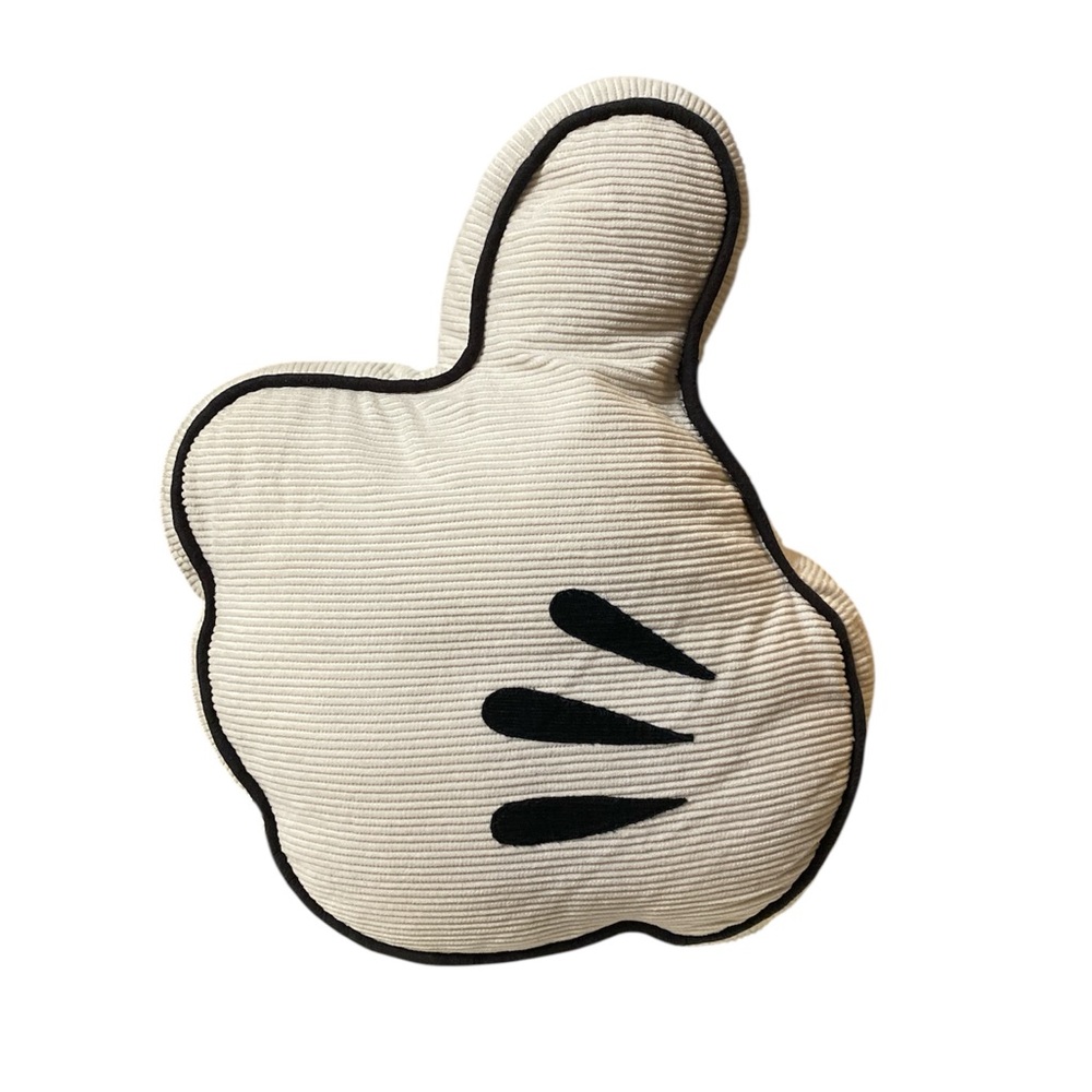 Disney Mickey Mouse Thumbs Up Pillow Corduroy Glove Plush 14 in Stuffed Animal